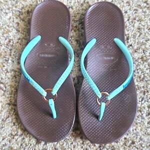 Havaianas Women's Aqua Flip Flops